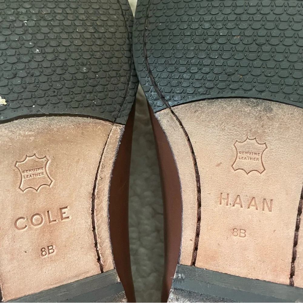 Cole Haan Brown Leather Loafers - Picture 2 of 5